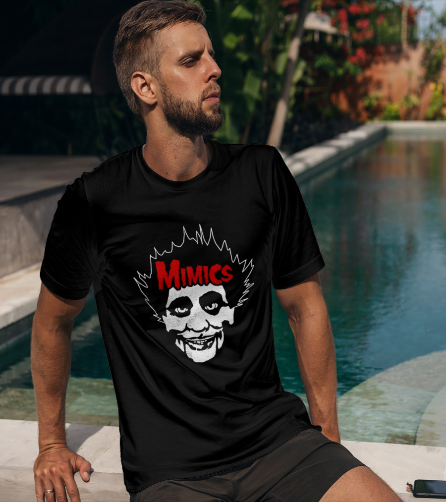 Mimics Fergus Joker Face Wild Hair T-Shirt