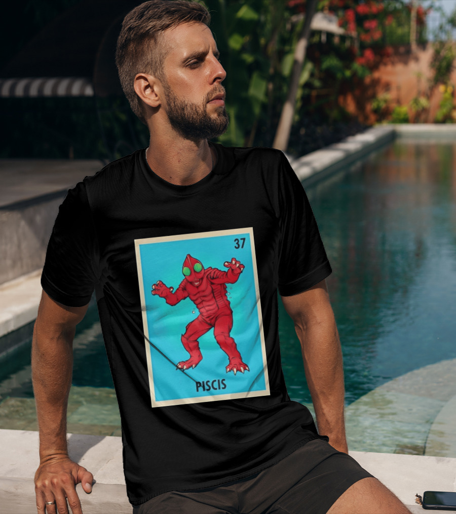 Piscis Card 37 Loteria Monster T-Shirt