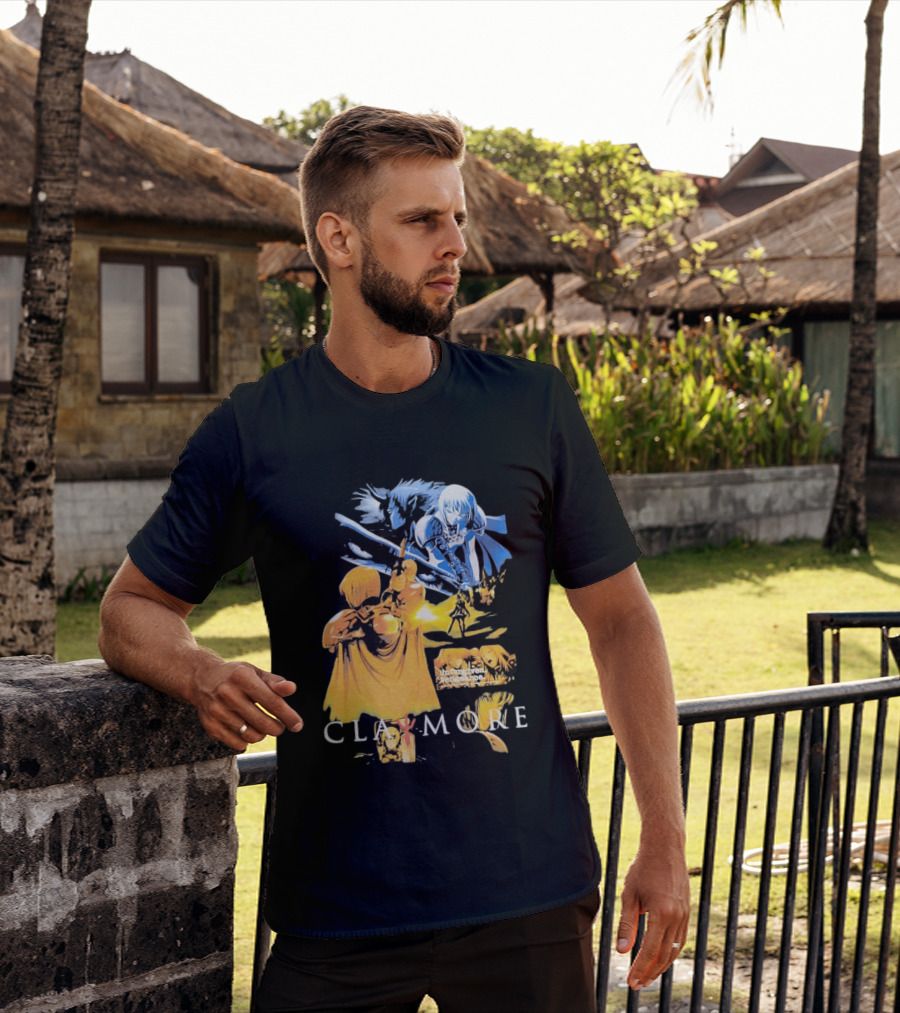 Claymore Clare Unforgiven Vengeance Sword Battle Scene T-Shirt