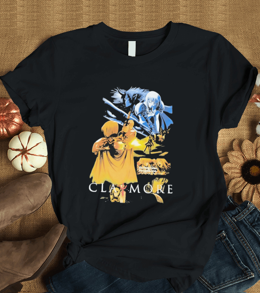 Claymore Clare Unforgiven Vengeance Sword Battle Scene T-Shirt