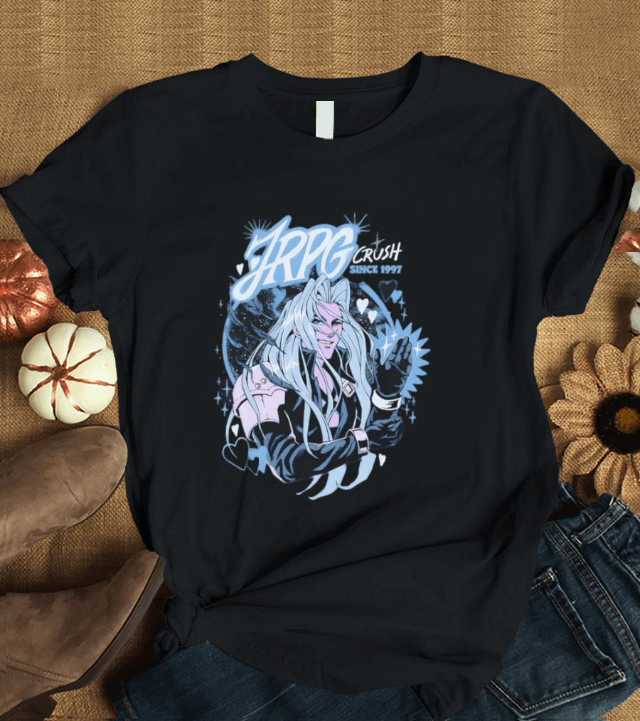 Sefikura JRPG Crush Iconic Character Tribute Since 1997 T-Shirt