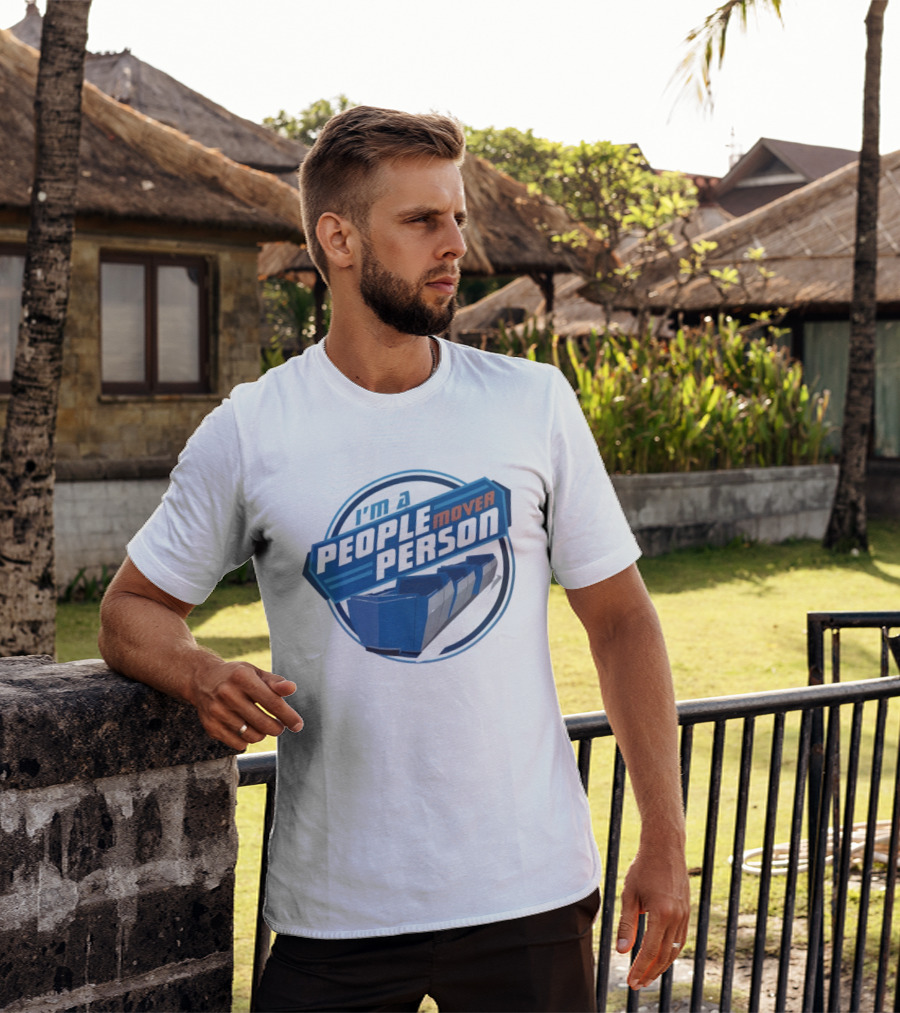 I'm A People Mover Person Retro Style Transport T-Shirt