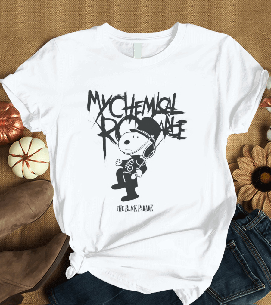 My Chemical Romance Snoopy The Black Parade Fan T-Shirt