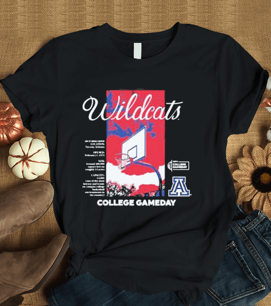 Arizona Wildcats Basketball College Gameday T-Shirt