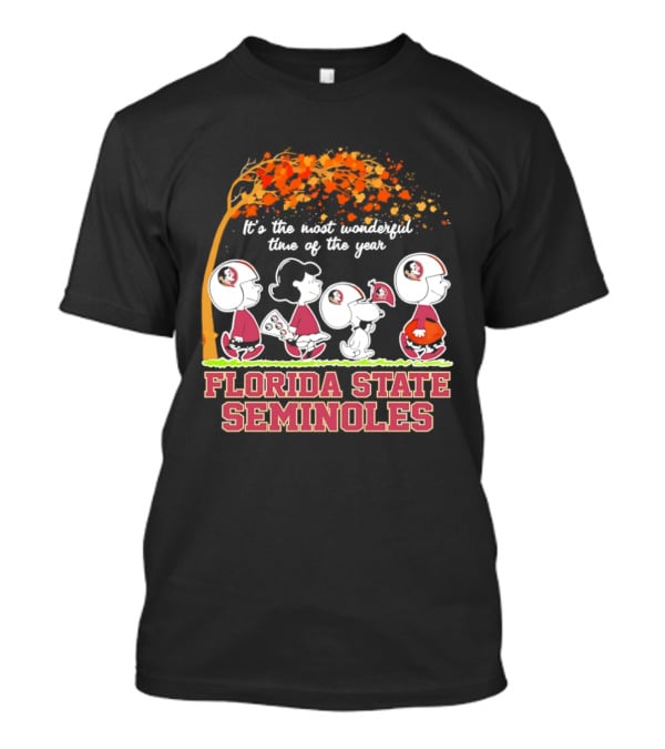 Peanuts It's The Most Wonderful Time Of The Year Florida State Seminoles T-Shirt