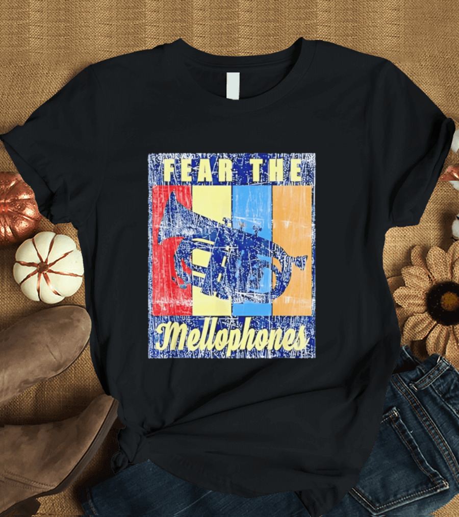 Fear The Mellophones Retro Trumpet Pop T-Shirt