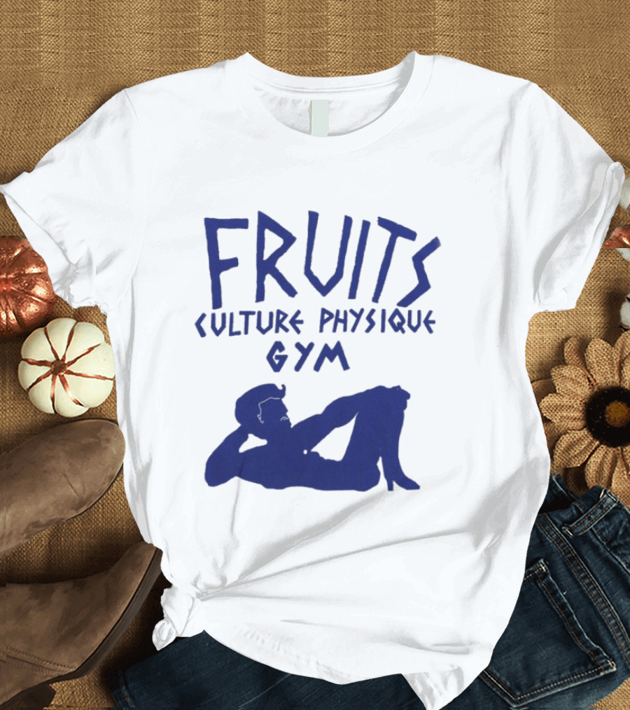 FRUITS Culture Physique Gym Silhouette Fitness T-Shirt