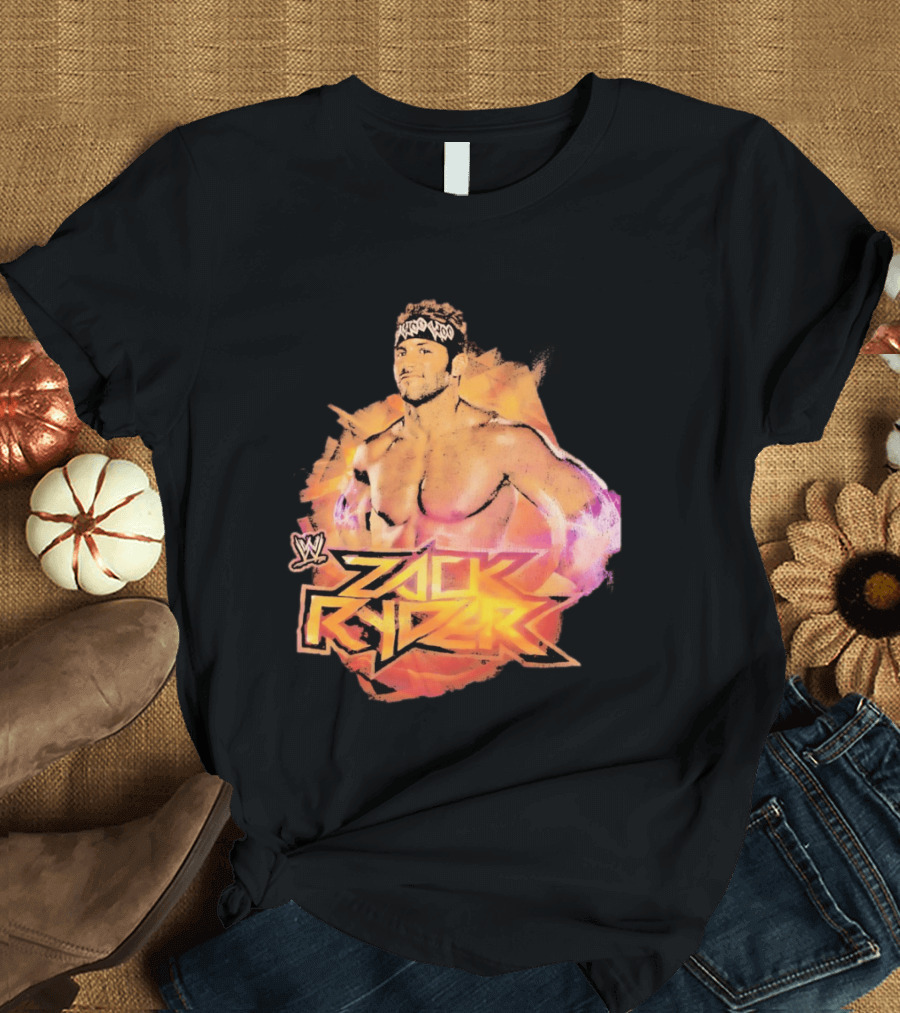 Zack Ryder WWE Woo Woo Woo Headband Wrestler T-Shirt