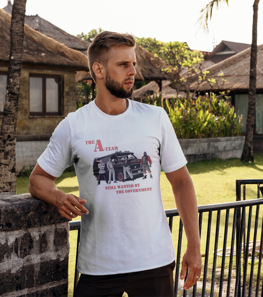 The A Team Classic Van Wanted By The Government T-Shirt