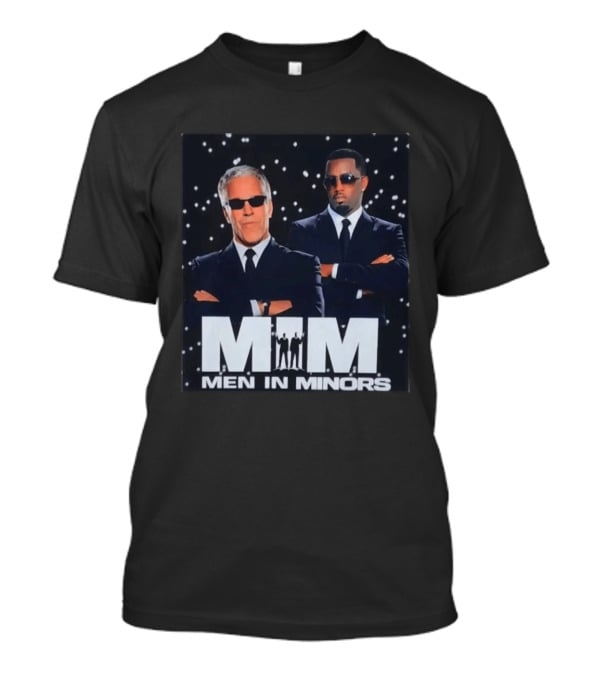 MiM Men In Minors Suit Sunglasses Stars T-Shirt