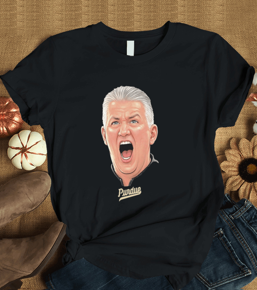 Purdue Boilermakers Coach Painter Bighead T-Shirt
