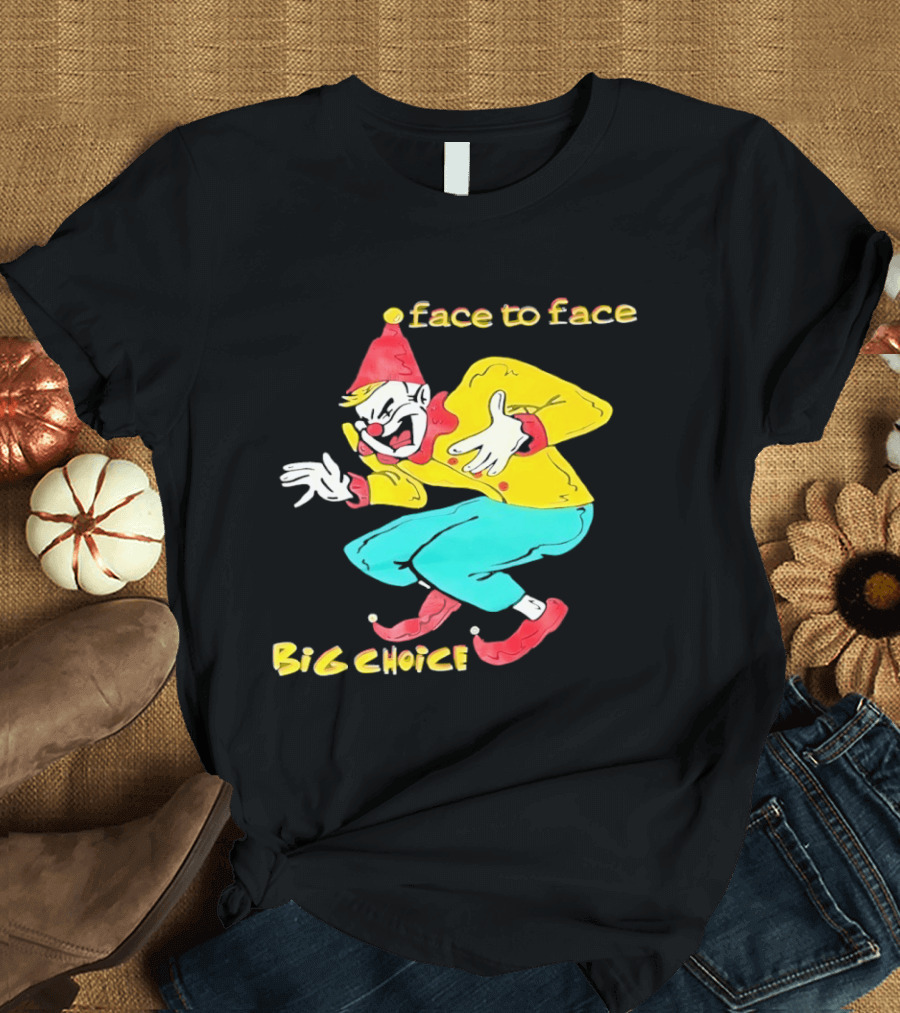 Face To Face Big Choice Punk Band Clown T-Shirt