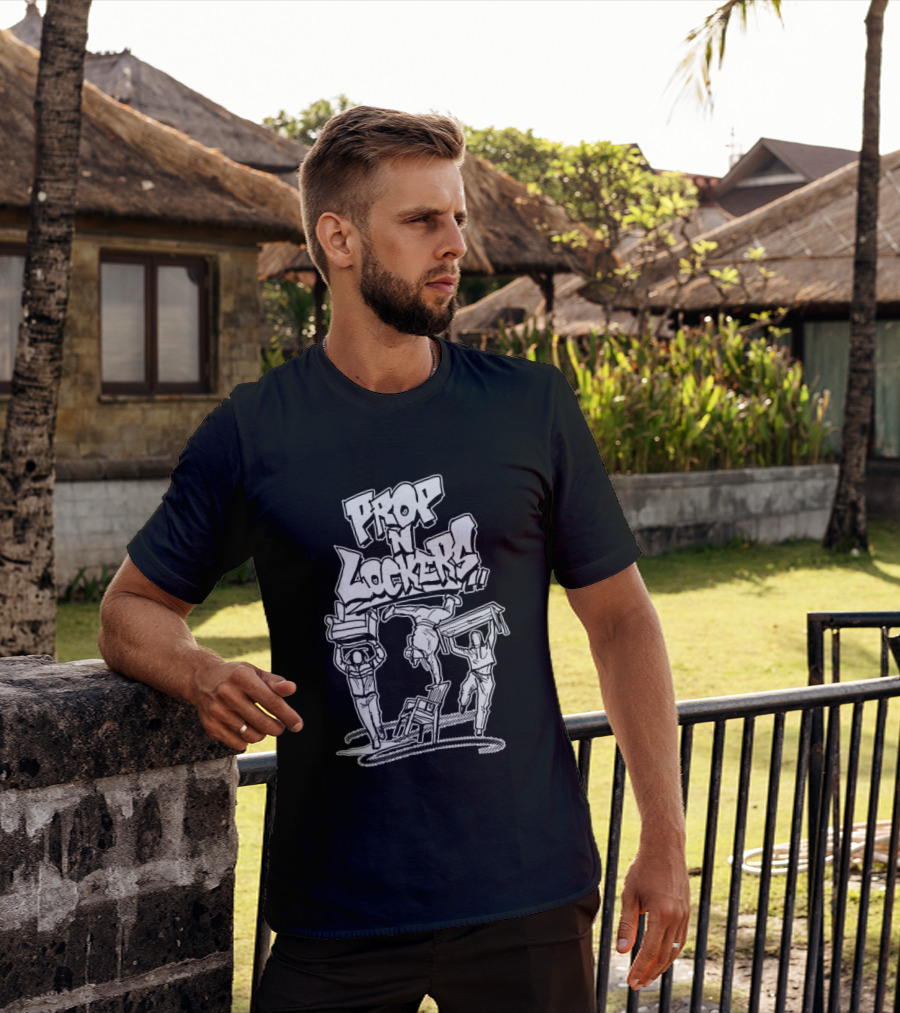 Prop N Locker Breakdance Crew Graffiti T-Shirt