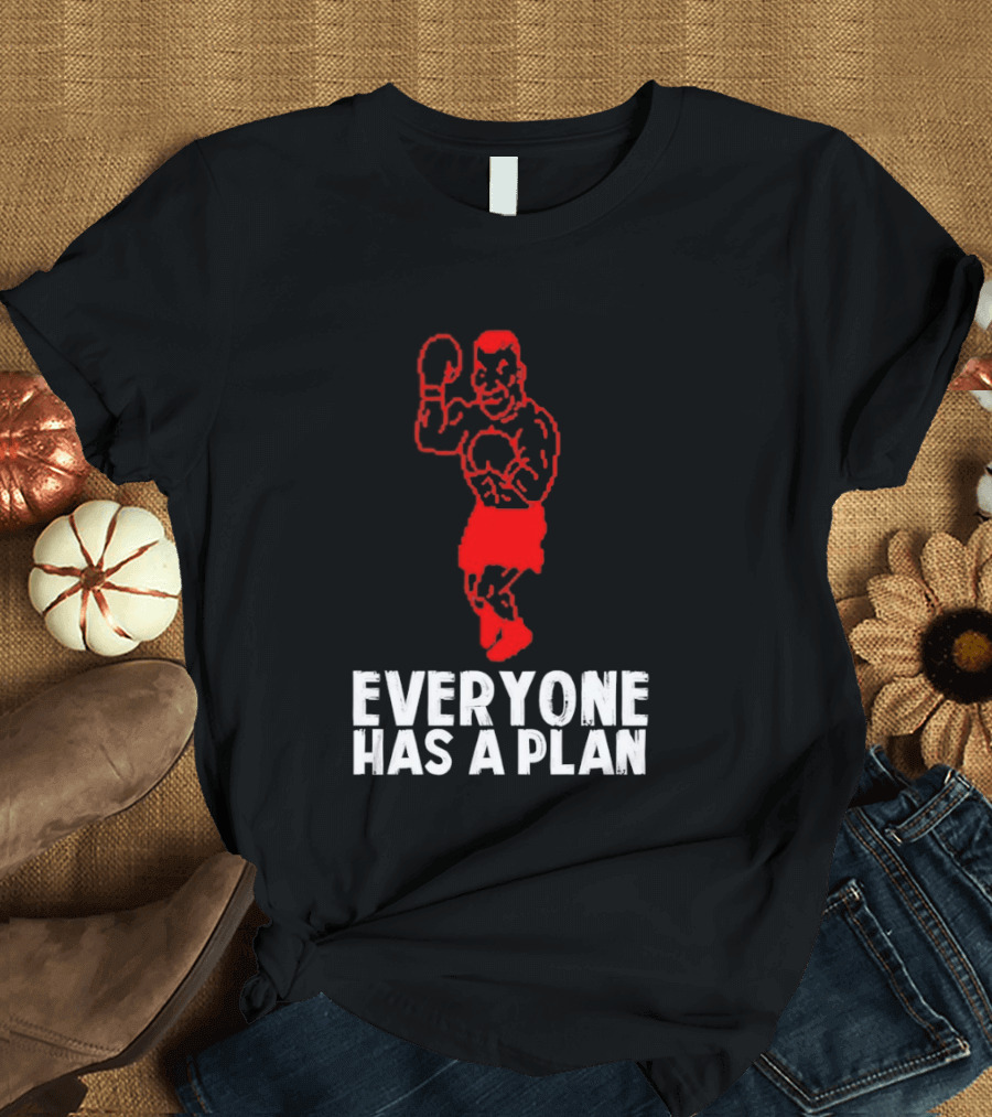 Everyone Has A Plan Punchout Video Game Boxing T-Shirt