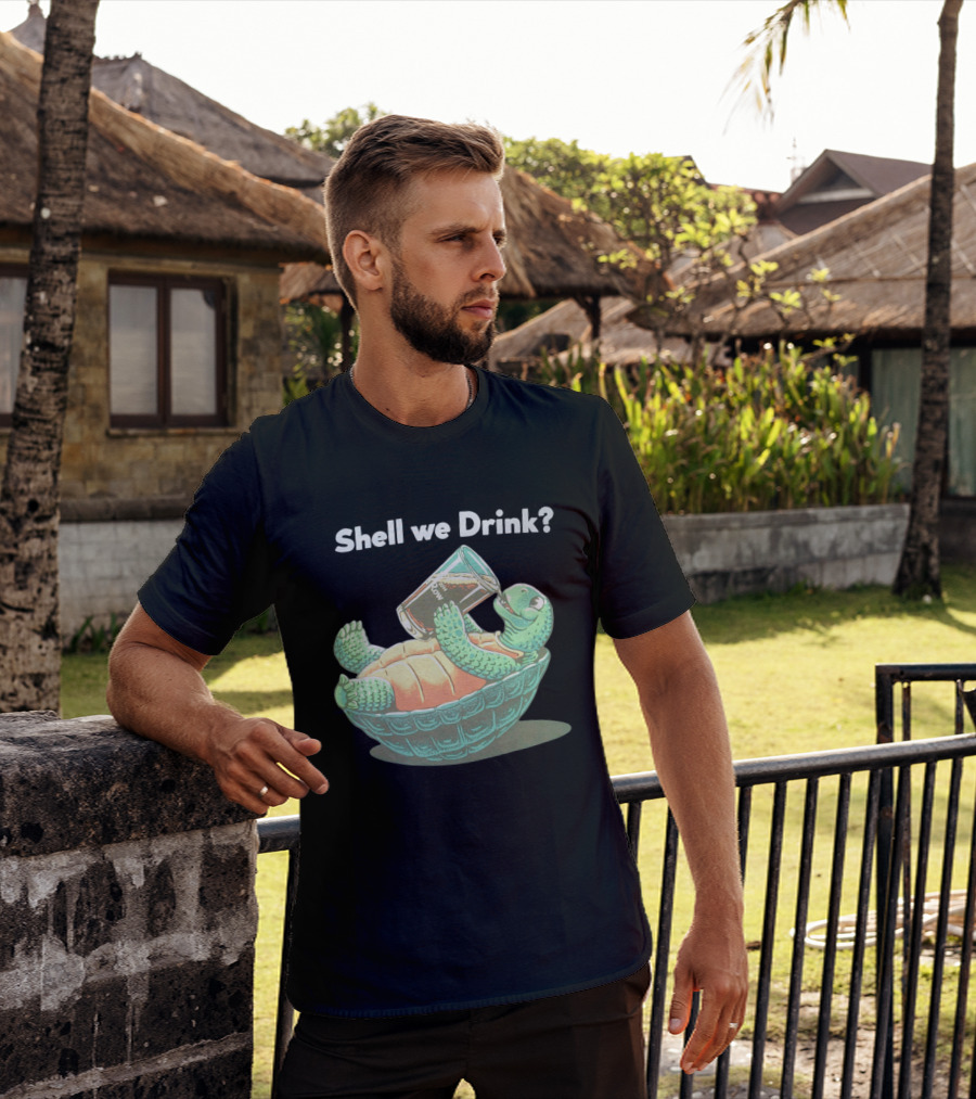 Shell We Drink Irish Party Turtle T-Shirt