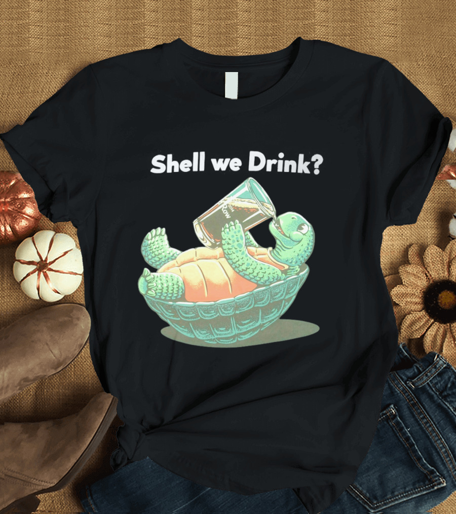 Shell We Drink Irish Party Turtle T-Shirt