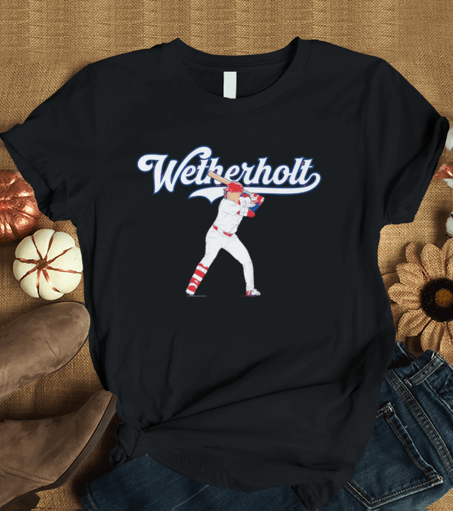 Wetherholt St. Louis Cardinals Baseball Swing Athletic T-Shirt