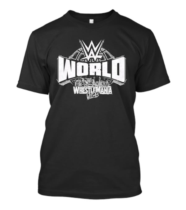 WWE World Wrestlemania Vegas Skyline T-Shirt