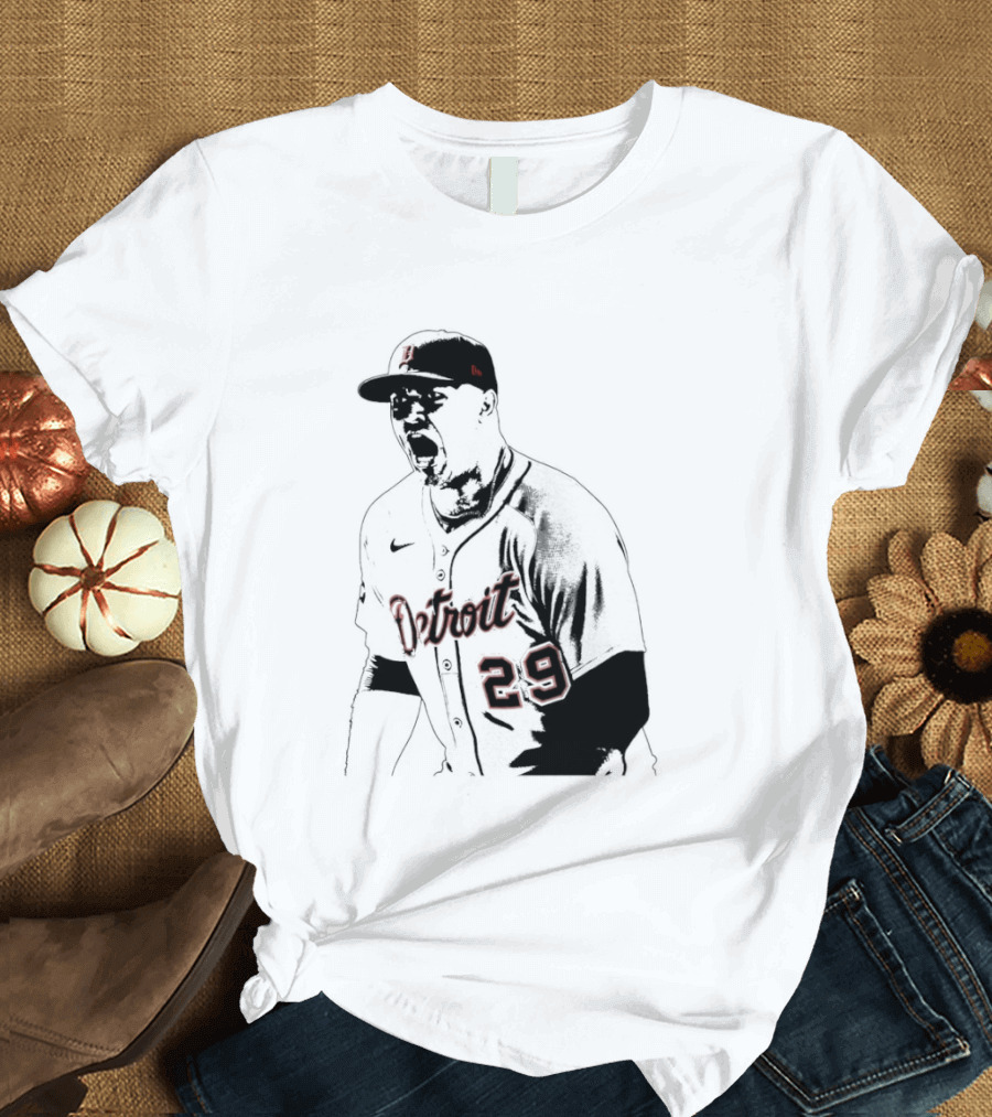 Detroit Tigers Tarik Skubal 29 Don't Tap T-Shirt