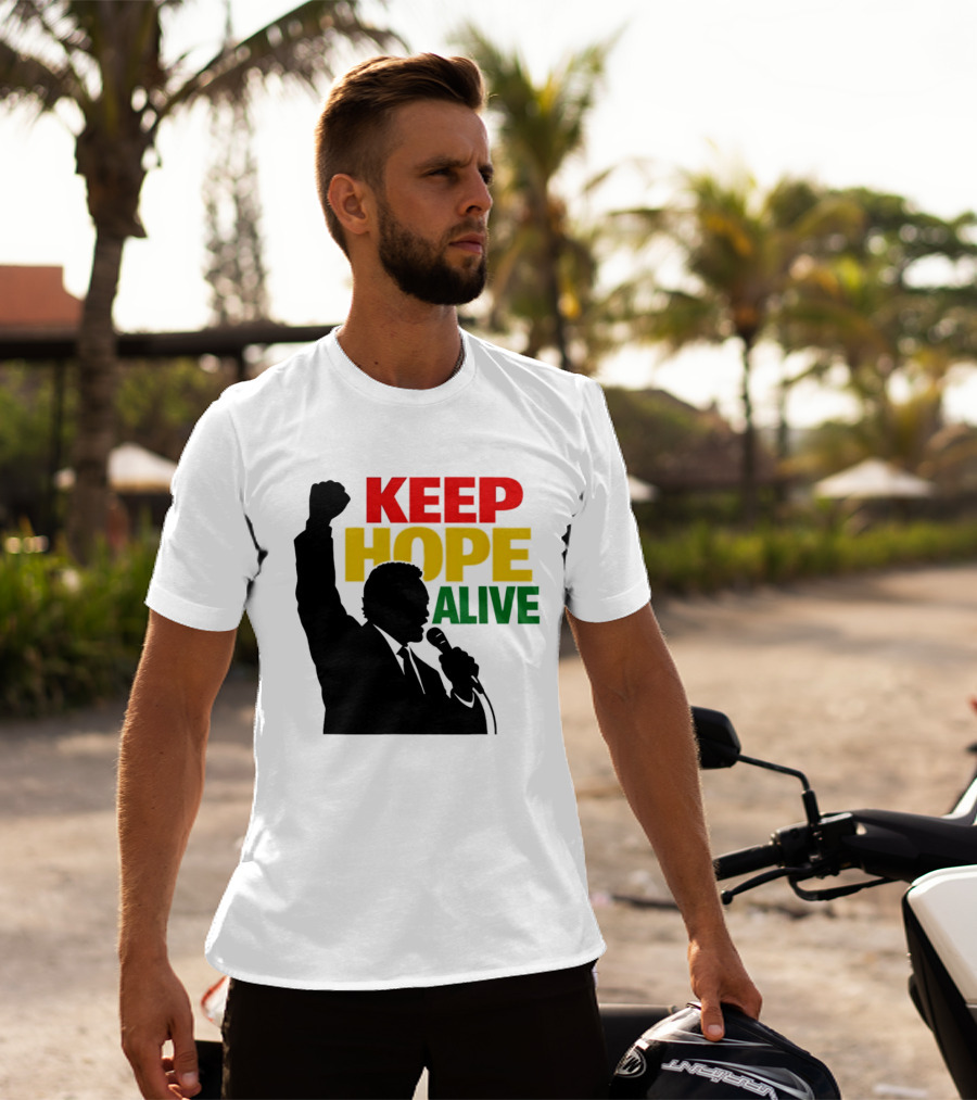 Keep Hope Alive Raised Fist T-Shirt