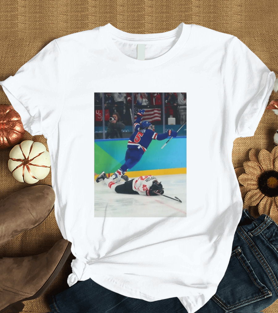 Megan Keller USA Olympic Hockey OT Goal Celebration T-Shirt