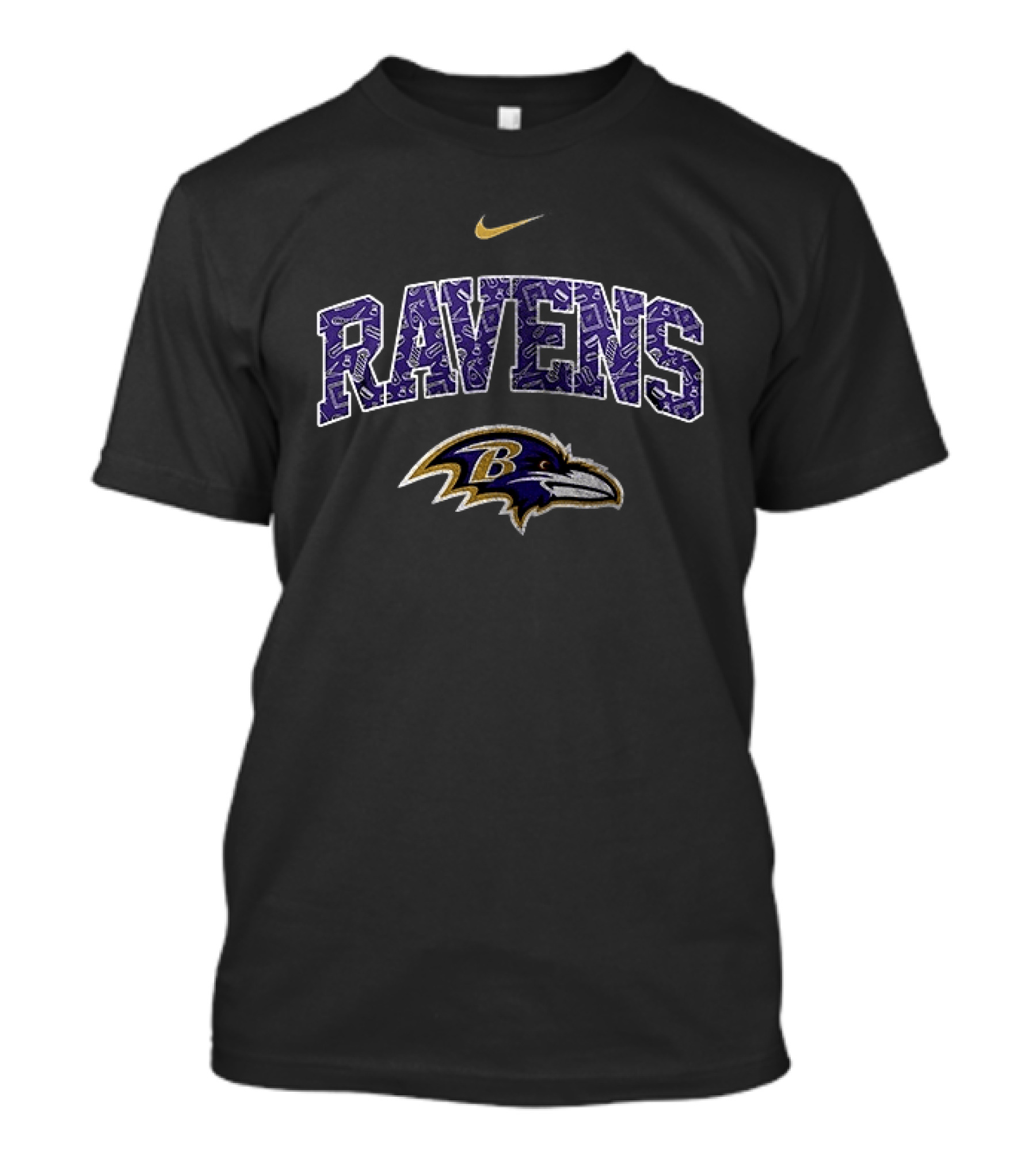 Baltimore Ravens Nike Barber Tools Ravens T-Shirt