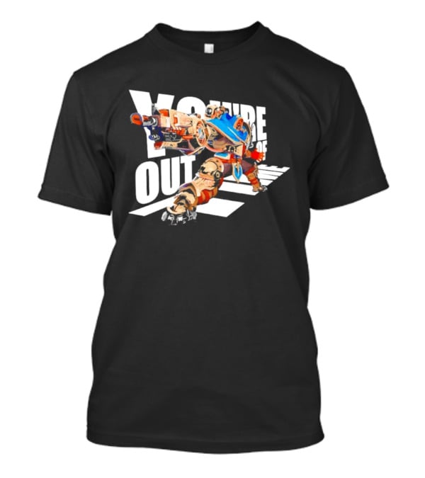 You're Out Of Time Paladins Video Game Character Action Pose T-Shirt