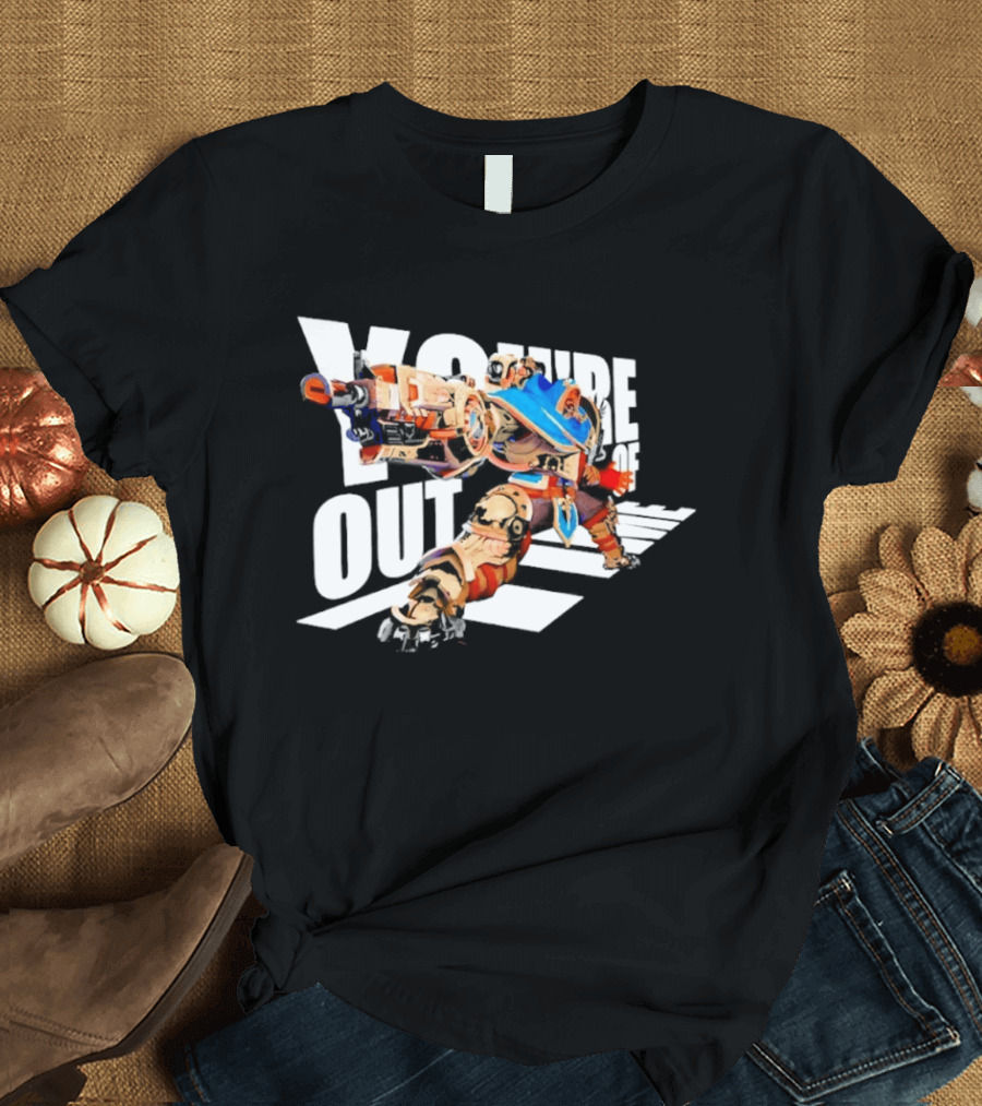 You're Out Of Time Paladins Video Game Character Action Pose T-Shirt