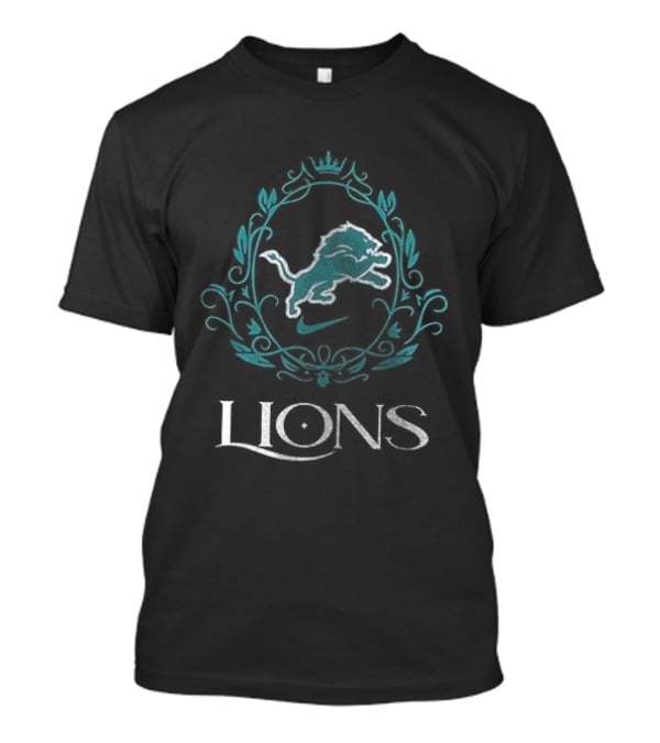 Detroit Lions Bridgerton Social Club Spilling The Tea Bee Crest T-Shirt