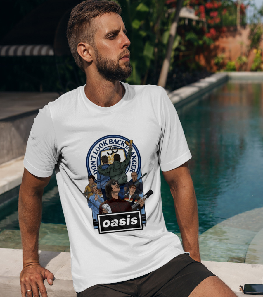 Don't Look Back In Anger Oasis 30th Anniversary Celebration T-Shirt