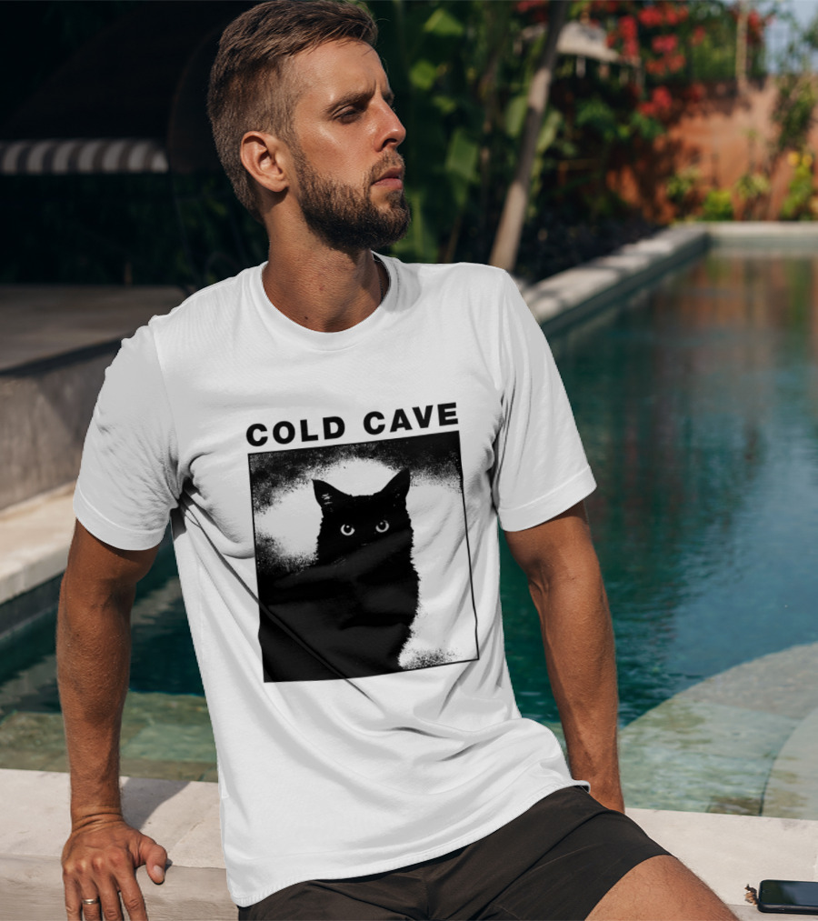 COLD CAVE Cat In Shadow T-Shirt
