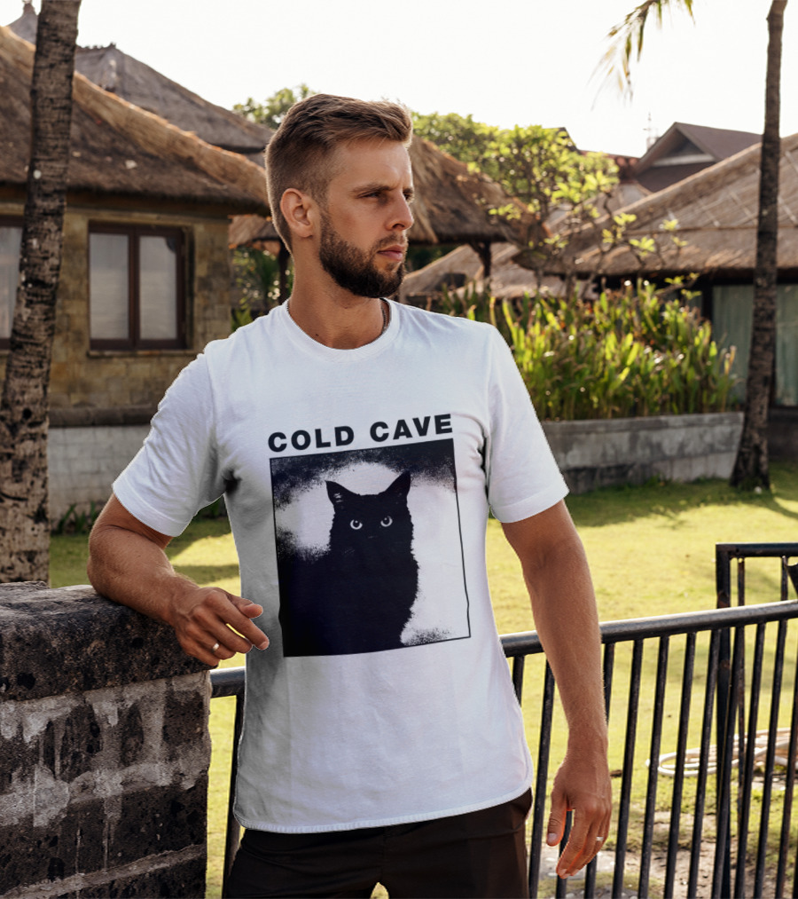 COLD CAVE Cat In Shadow T-Shirt