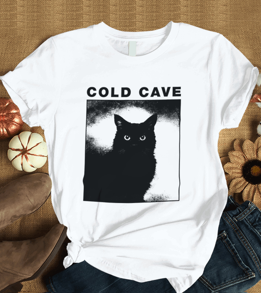 COLD CAVE Cat In Shadow T-Shirt