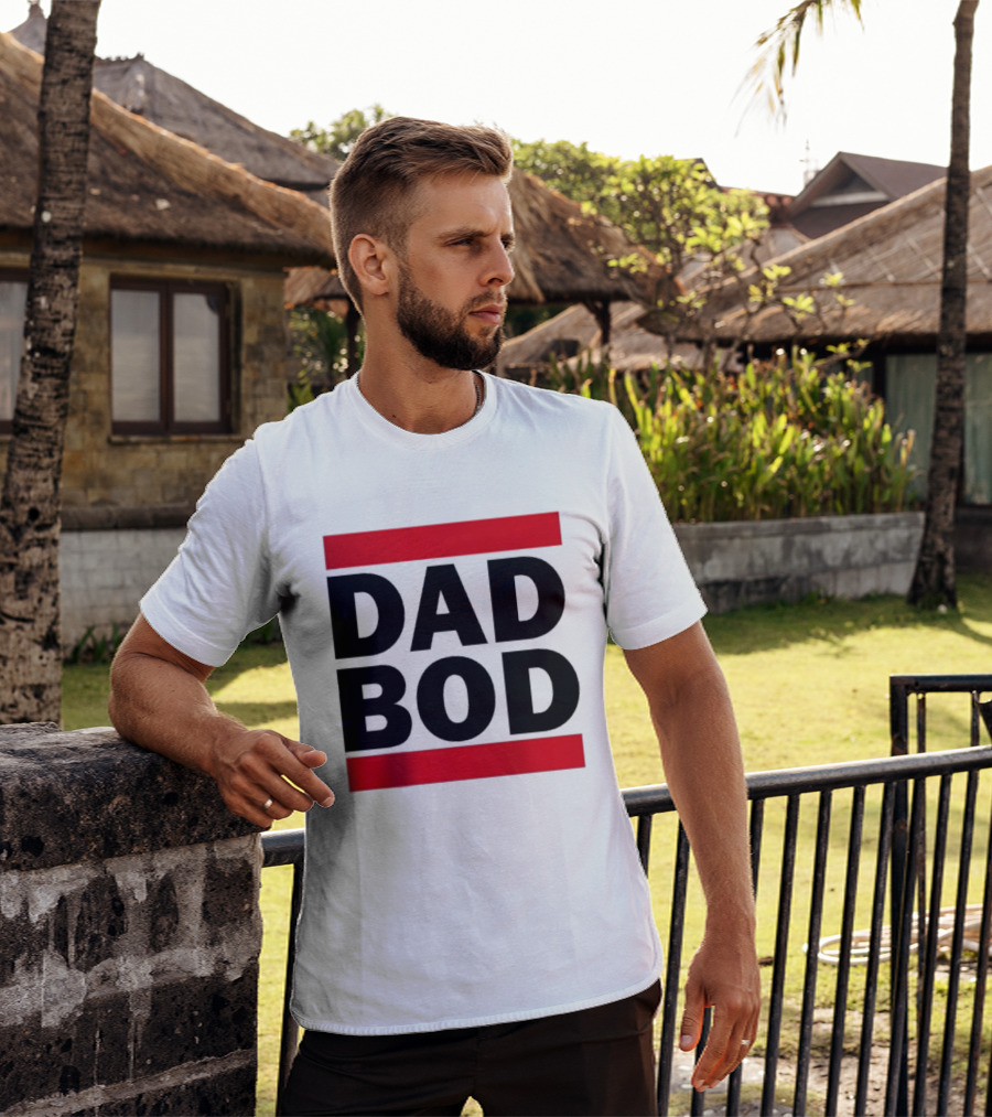 Dad Bod Red Stripes T-Shirt