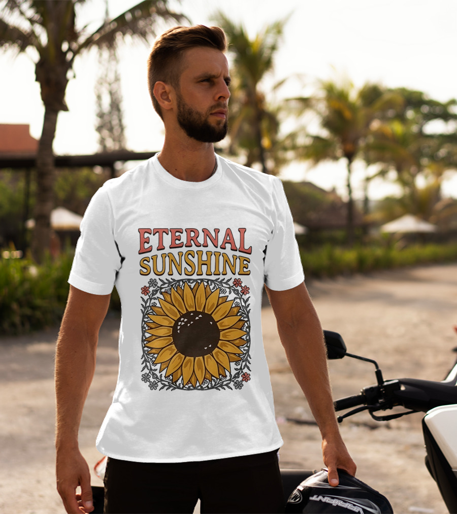 Eternal Sunshine Sunflower Blossom Floral T-Shirt