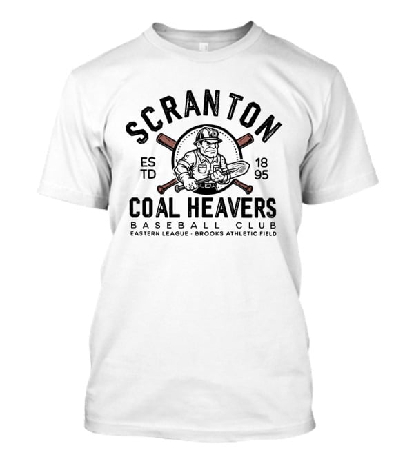 Scranton Coal Heavers Baseball Club Eastern League Brooks Athletic Field 1895 T-Shirt