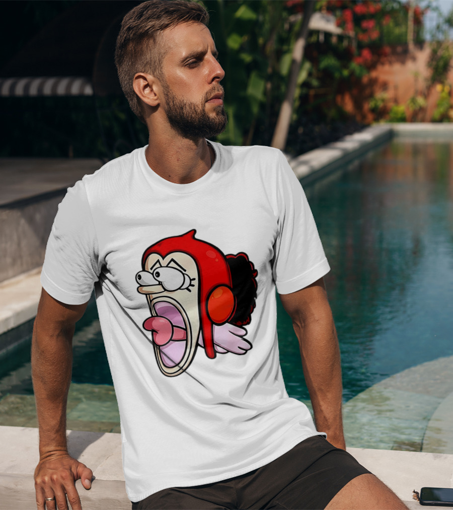 Usopp Sogeking Shout Expression Digital Drawing T-Shirt