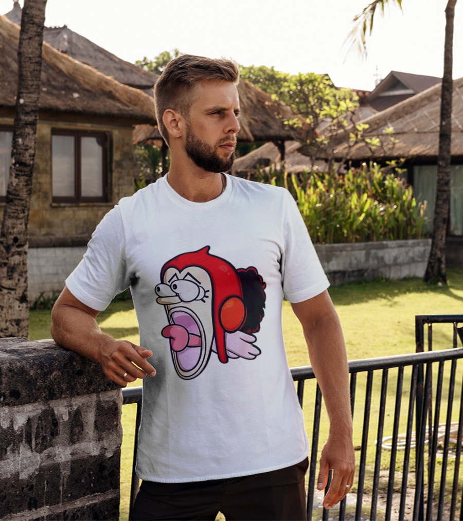 Usopp Sogeking Shout Expression Digital Drawing T-Shirt