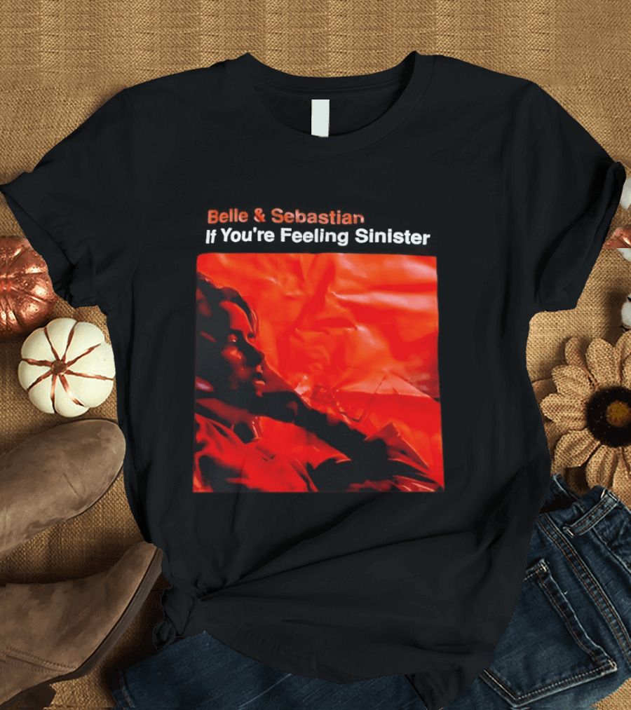 Belle And Sebastian If You're Feeling Sinister Album Art Red T-Shirt