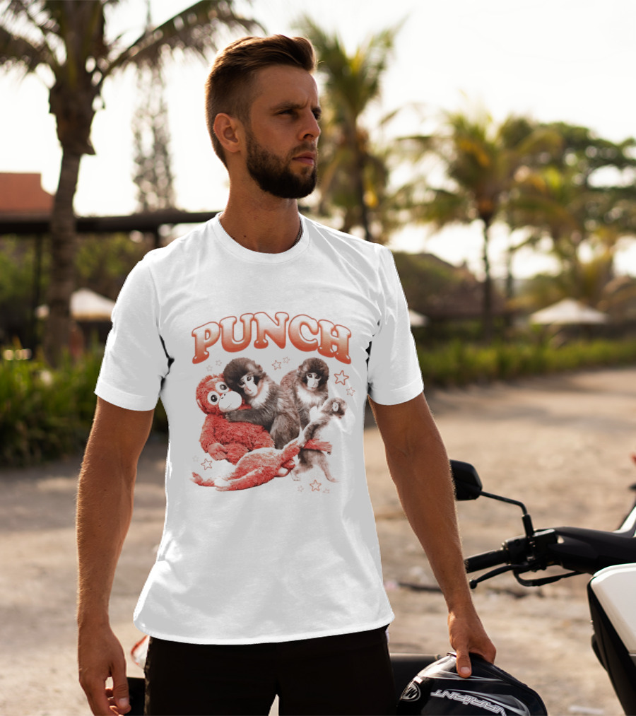 Punch The Monkey With Playful Puppet Friends T-Shirt
