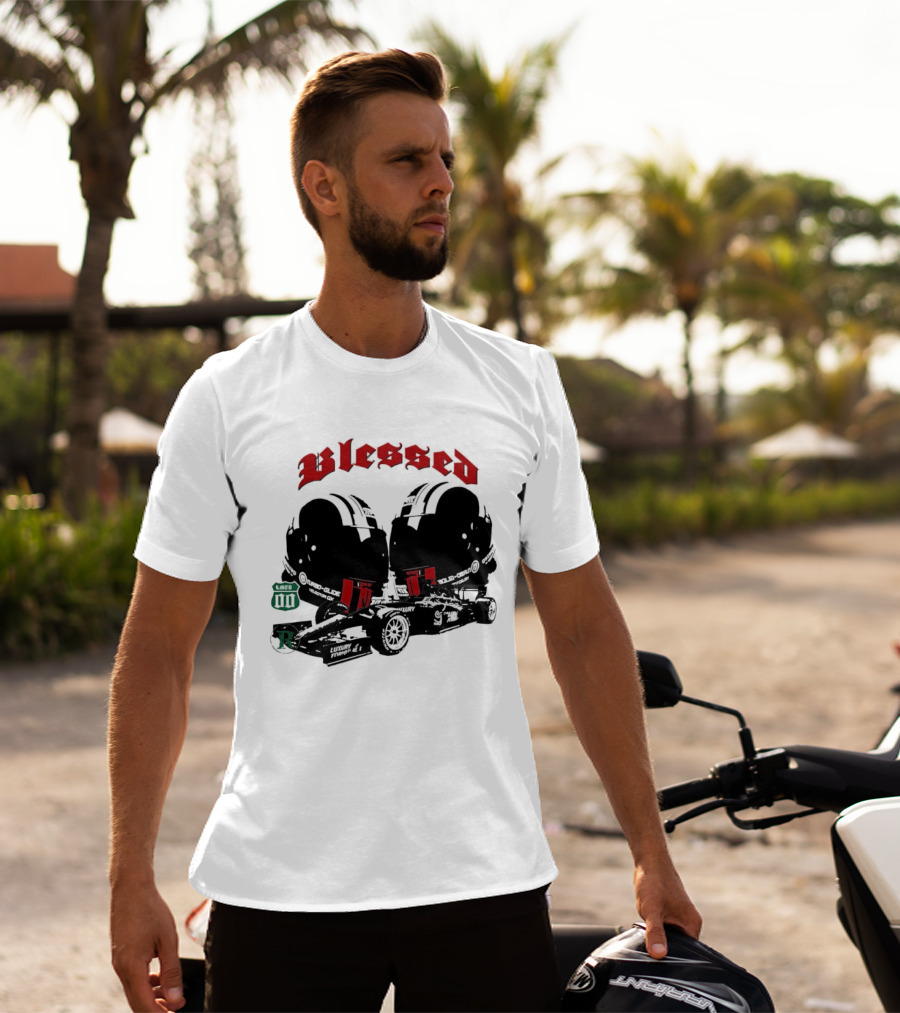 Blessed Formula 1 Racing Vintage Car T-Shirt