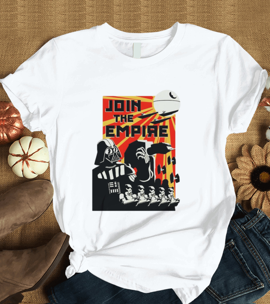 Join The Empire Propaganda Galactic Battle Recruitment T-Shirt