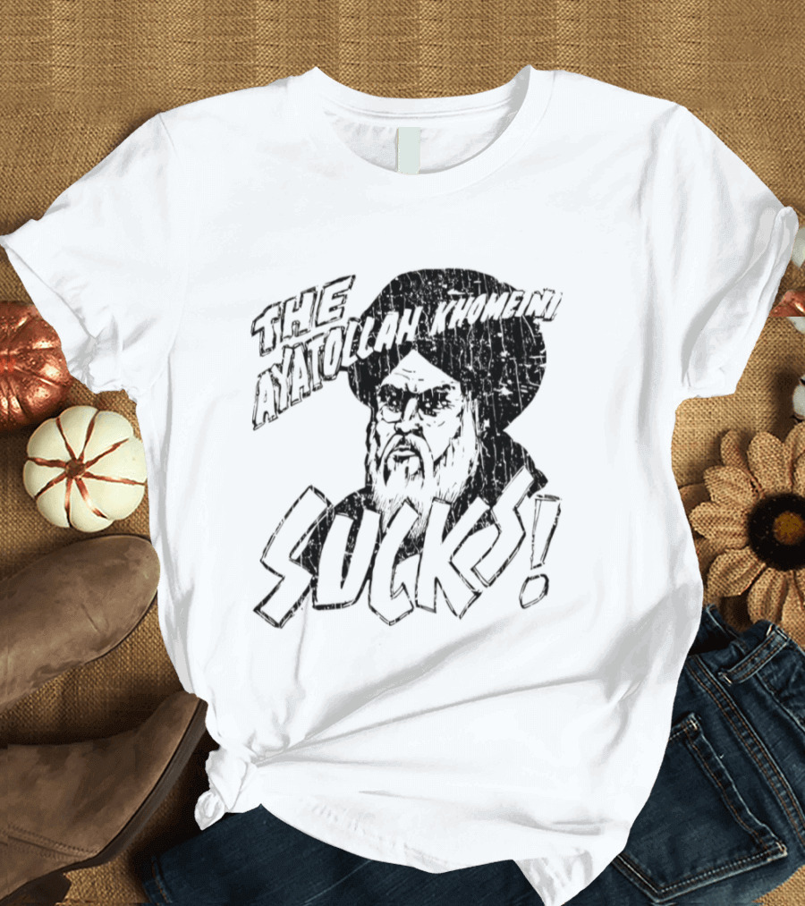 The Ayatollah Khomeini Sucks 1979 T-Shirt