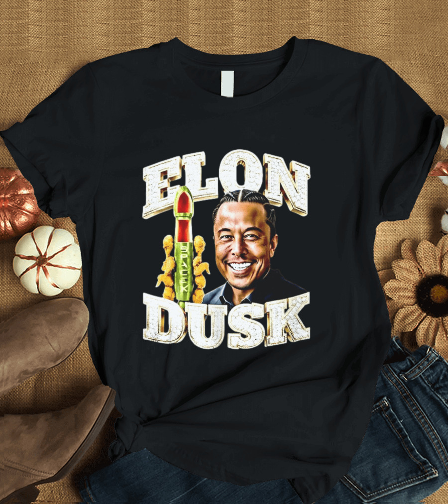 Elon Dusk SpaceX Rocket And Teddy Bears T-Shirt