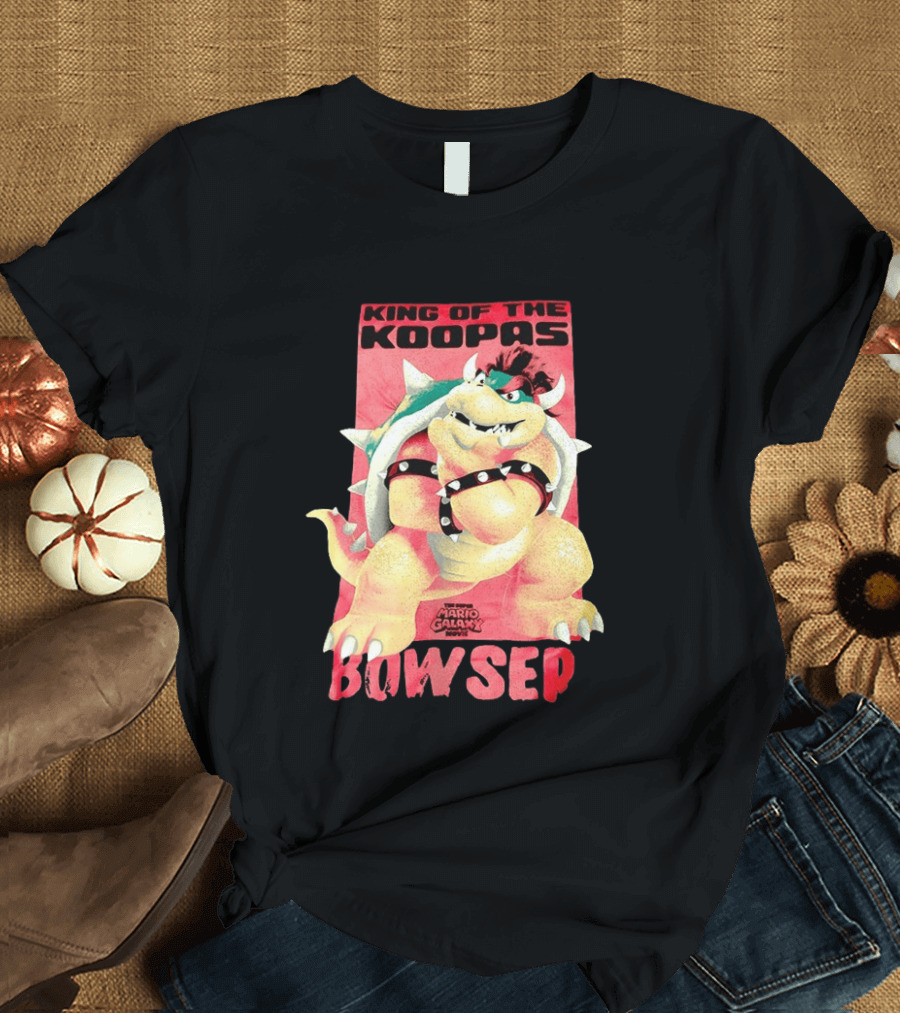 King Of The Koopas Bowser Mario Galaxy Movie T-Shirt