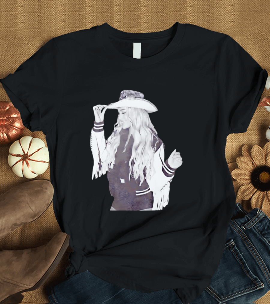 Megan Moroney Cloud 9 Tour 2026 Fringed Cowboy Hat And Jacket T-Shirt