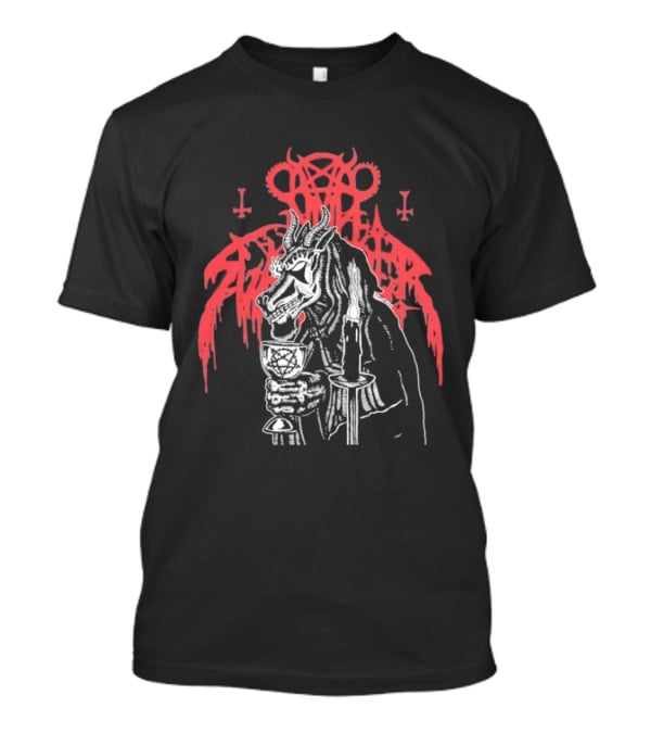 Nunslaughter Goat Demon Occult Ritual T-Shirt