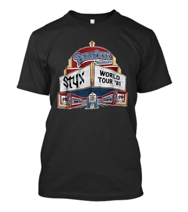 STYX Paradise Theatre World Tour '81 Marquee T-Shirt
