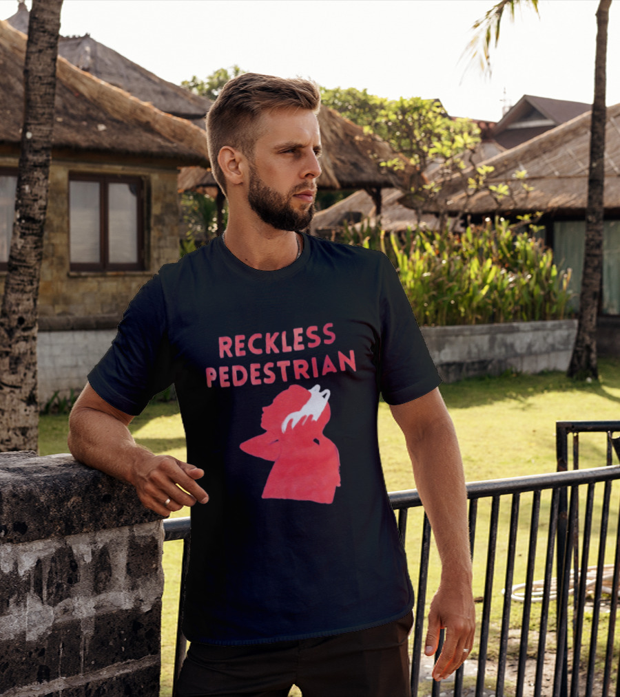Reckless Pedestrian Bold Red T-Shirt