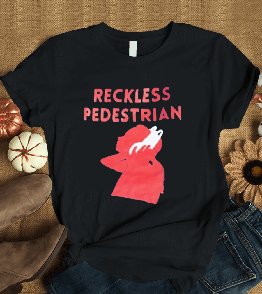 Reckless Pedestrian Bold Red T-Shirt